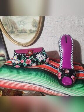 Vibrant Floral & Polka Dot Purse & Stiletto Piggy Banks - Shoe And Purse Fund